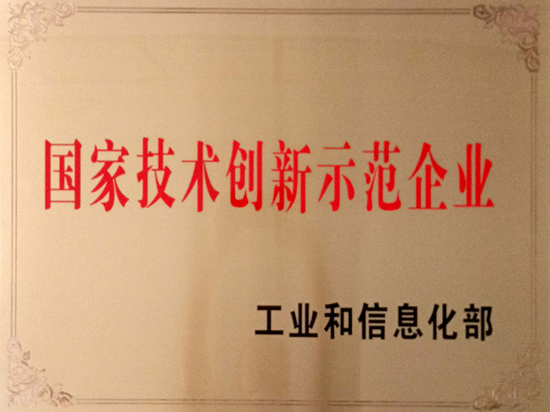 國家技術創新示范企業